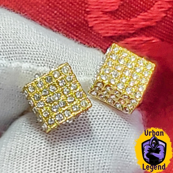 Urban Legend Other - *NEW!* 14K Mens Micropave Earrings